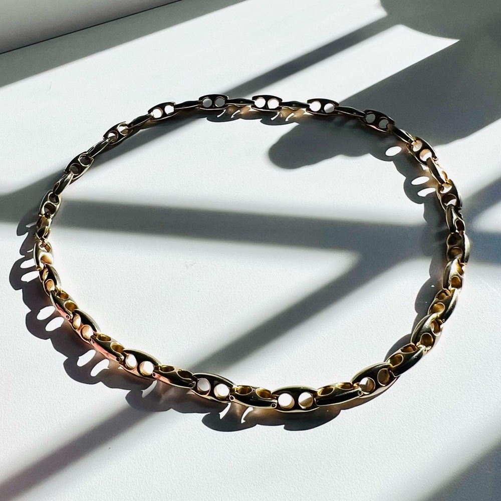Vintage Mariner Link Chain Necklace 19.5”